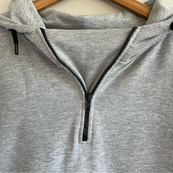 Ivy Park by Beyoncé Grey Oversized Short Sleeve Hoodie Size Small - Picture 8 of 13